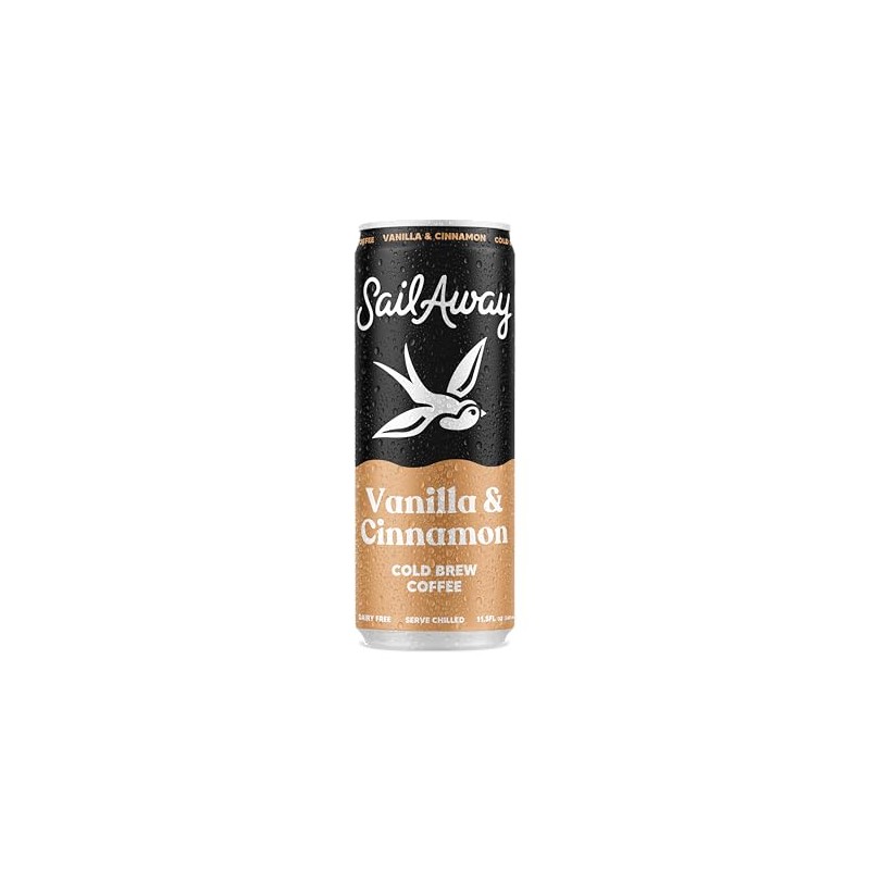Sail Away Coffee Cold Bew Coffee Cans Vanilla Cinnamon -