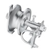 Sliding Gate Rollers Hardware Kit, Galvanized Steel Rolling Gate Wheels