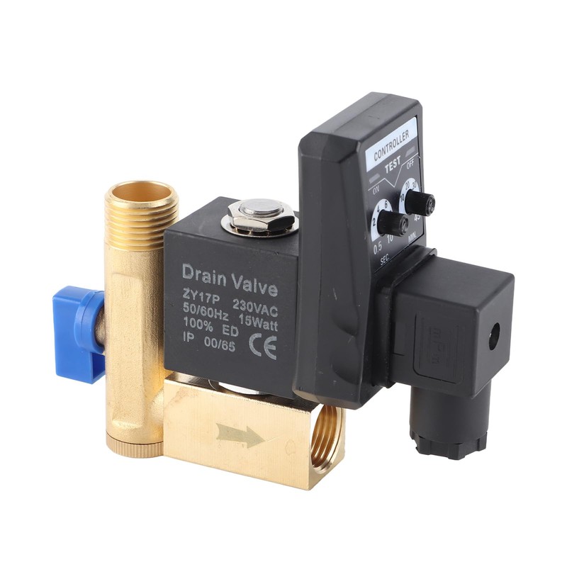 Automatic Drain Valve G1/2 DN15 Automatic Electronic Timed Drain Valve
