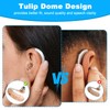 16pcs Hearing Aid Domes Compatible with Resound, Silicone Hearing Aid