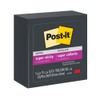 3M Post-it Notas Super Adhesivas color Negro, 5PK con 70