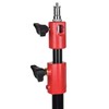 Flashpoint 9.5' Red Color Coded Pro Air-Cushioned Heavy-Duty Light Stand