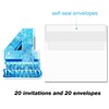 Bifez 20 Ice Queen 4th Birthday Party Invitations with Envelopes