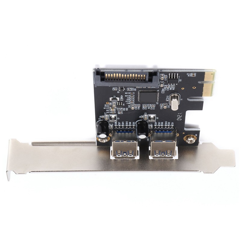 PCIE Expansion Card USB3.0 5Gbps HighDpeed Transmission TwoPort Desktop Computer