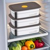 Stainless Steel Food Storage Containers, Home Freezer Snack Pack Containers,