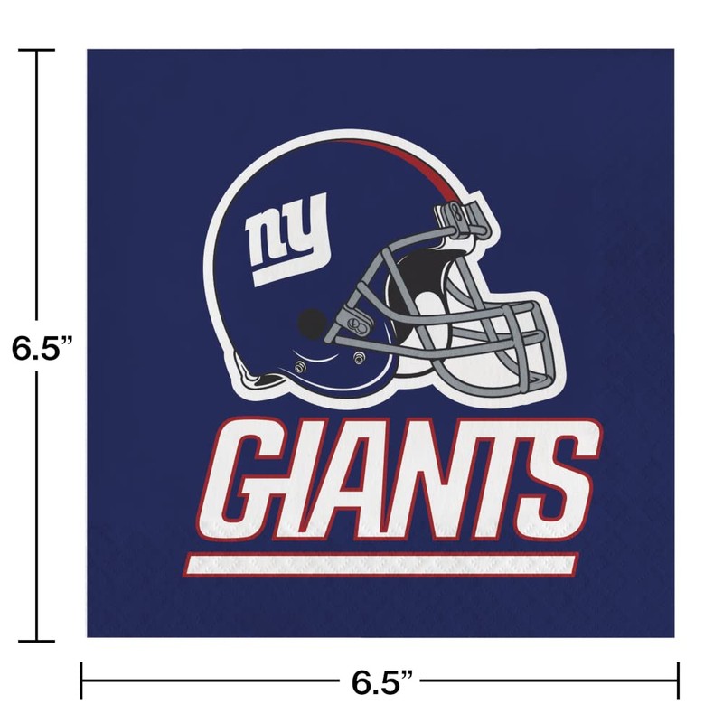 Trendware New York Giants Napkins, 48 ct
