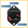 REPAIROCK Waterproof 200A Circuit Breaker with Auto Reset Fuse Inline