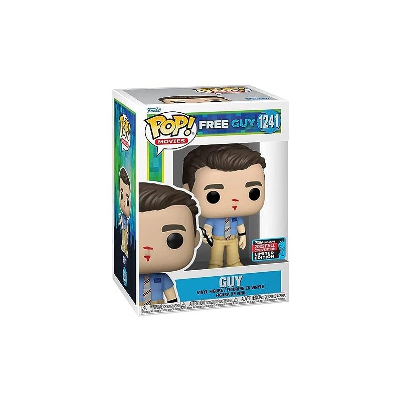 Funko 64535 Pop! Movies: Free Guy - Guy (2022 Fall