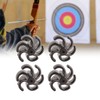 Leapiture Pack of 4 Archery Stabilisers, Vibration Damper for Bow