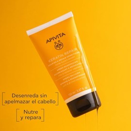 Apivita Acondicionador Keratin Repair Nutritivo Y Reparador Cabello Seco Y Dañado 150ml - Tratamiento natural con miel y queratina vegetal - Rotura de