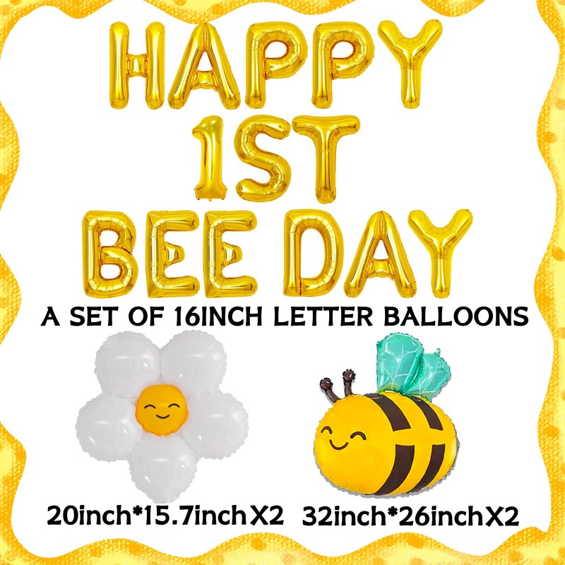 JeVenis - Globo para el primer día de la abeja,