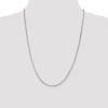 GlittersandGold Sterling Silver 1.5mm Diamond-cut Flat Snake Chain Necklace