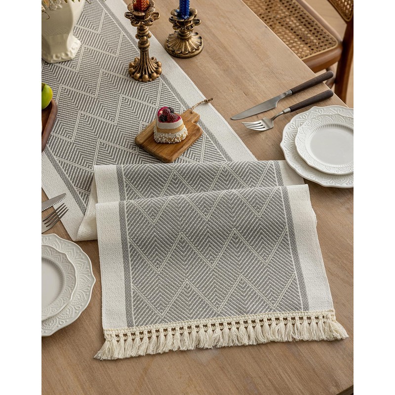 Aomiro Table Runner, Nordic Table Center Cross, Stylish, Table Center,