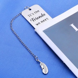 Friend Birthday Gifts for Women Friend Bookmark Book Lovers Gifts Going Away Gifts for Friends Bestie Long Distance Friendship Gifts Best Friend Christmas Gift Graduation Retirement Gifts for Men