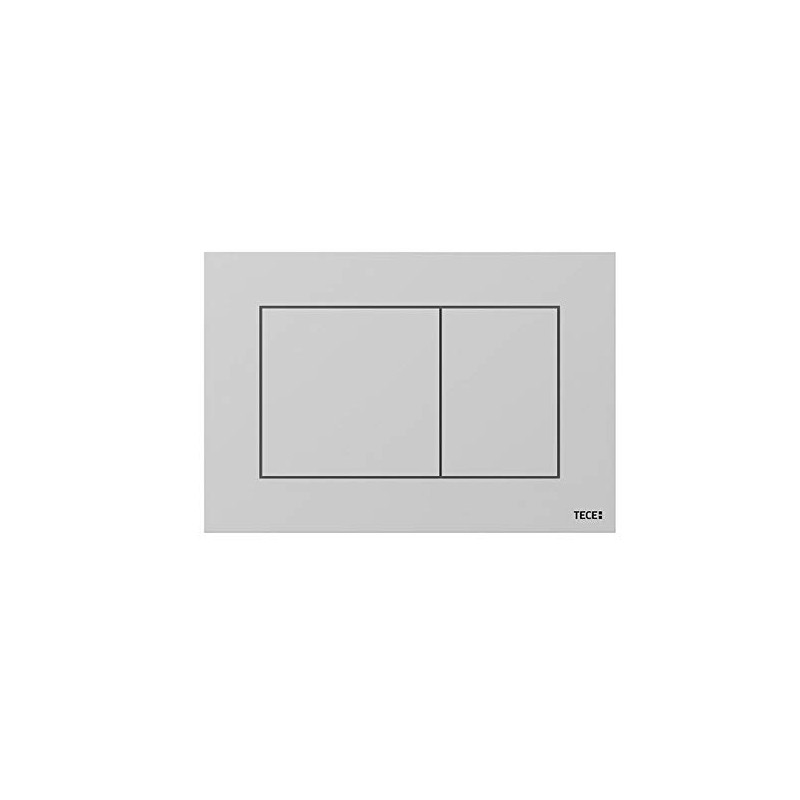 TECE NOW 9240402 Toilet Flush Plate Matt Chrome Dual Flush