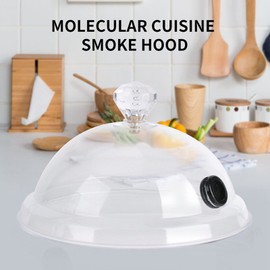 Smoker Dome Cover Clear Smoke Injector Cover Smoking Bell Dome Cover Special Accessories for Smoke Soaker Dish Bowl for Smoker Sprayer Cooking Smoke Acrylic Cover