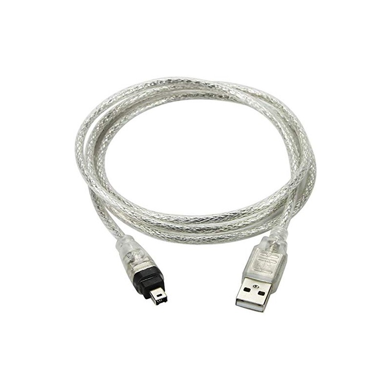 USB 2.0 Male to IEEE 1394 Mini 4Pin Male iLink