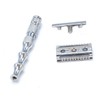 OdontoMed2011® Classic Long Handle 3-Piece Double Edge Safety Razor (BTS-322)