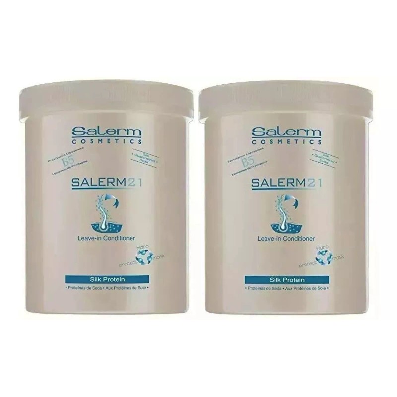 Salerm 2 Tarros Salerm 21 Tratamiento Cabello Maltratado 1lt C/u