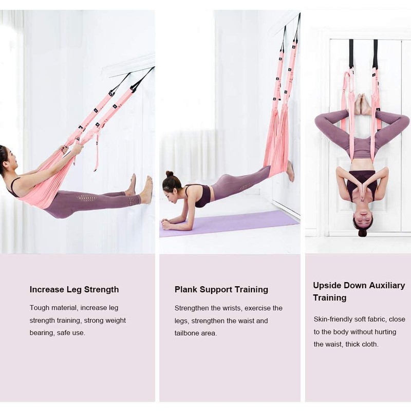 OYINDIZ Yoga Swing, Leg Stretcher Strap Door Backbend, Aerial Yoga
