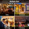 Arrinew String Light Poles 9 FT Metal Poles with Hook