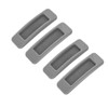 LAIYOHO 4pcs Self-Adhesive Handles, Glass Door Handles, Auxiliary Pullers for