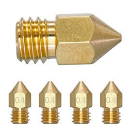 5 x 0.5 mm nozzles for Creality Ender 3, Ender 5, Cr10 etc. MK8 3D Printer Nozzle