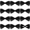 Cutecrop 12 Pieces Clip on Bow Ties for Men Pre