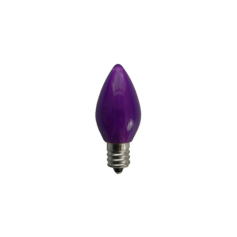 EZLS C7 Opaque Purple SMD LED Bulb - Smooth C7