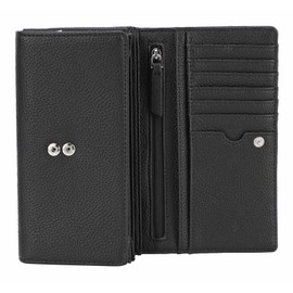 Joop! Jeans Lettera 1.0 Europe Wallet RFID Protection 18 cm, black, Elegant