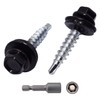 (Pack of 150 pcs) Metal Roofing Screws, 4.8 x 25