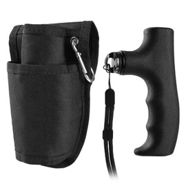 Rigych Monopod Handle Adapter Hiking Pole Handle with Monopod Waist Bag Set for Trekking Pole Monopod Size