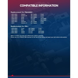KAX 513420 Front Wheel Bearing and Hub Assembly Compatible with 2017-2023 Hyundai Elantra, 2019-2022 Kia Forte, 2018-2023 Hyundai Kona, 2017-2022 Kia NIRO, 2PCS Wheel Bearing 5 Lug