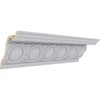 Ekena Millwork MLD06X07X10EG Egg and Dart Crown Moulding, 6 3/4"H