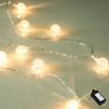 myCozyLite LED String Lights Plug in, Globe String Lights Indoor