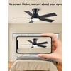 Wellspeed Ceiling Fans with Lights,Indoor/Outdoor Ceiling Fans Remote Control,5 Blades