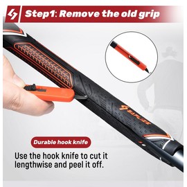 SAPLIZE Golf Grip Kit for Regripping Golf Clubs, with Tape Remover Tool