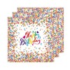 Pack of 40 Birthday Napkins, 33 x 33 cm, Table