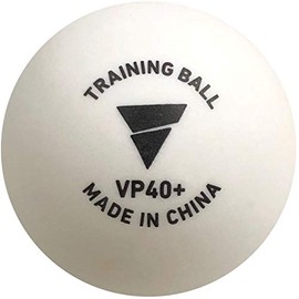 VICTAS VP40+ Table Tennis Practice Balls, Training Balls, 10 Dozen, White 015600