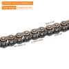 sourcing map #25H/ DIN/ISO 04CH Roller Chain 3 Feet 1/4"