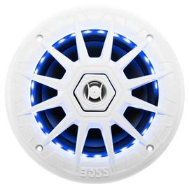 Boss Audio Mrgb65 Coaxial Marine Speakers W/Rgb Led Lights - 6.5"