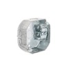 Hubbell-Raco 146 1-1/2-Inch Deep, 1/2-Inch Side Knockouts, Side holes, NMSC