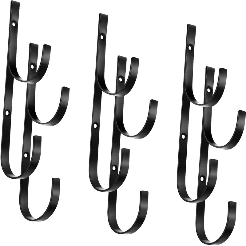 6 Pieces Pool Pole Hook Hanger Swimming Brackets Pool Hook,