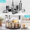 FeBohao Lazy Susan Turntable Spice Rack Organiser Rotating Display Stand
