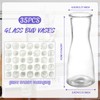 35 PCS Glass Bud Vases for Centerpieces, 5.5" Clear Small