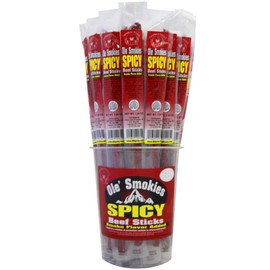 Buffalo Bills Spicy Ole Smokies - 15 Wrapped Beef Sticks Per Tub