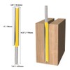 Mesee Set of 2 Pieces Extra Long Straight Router Bit