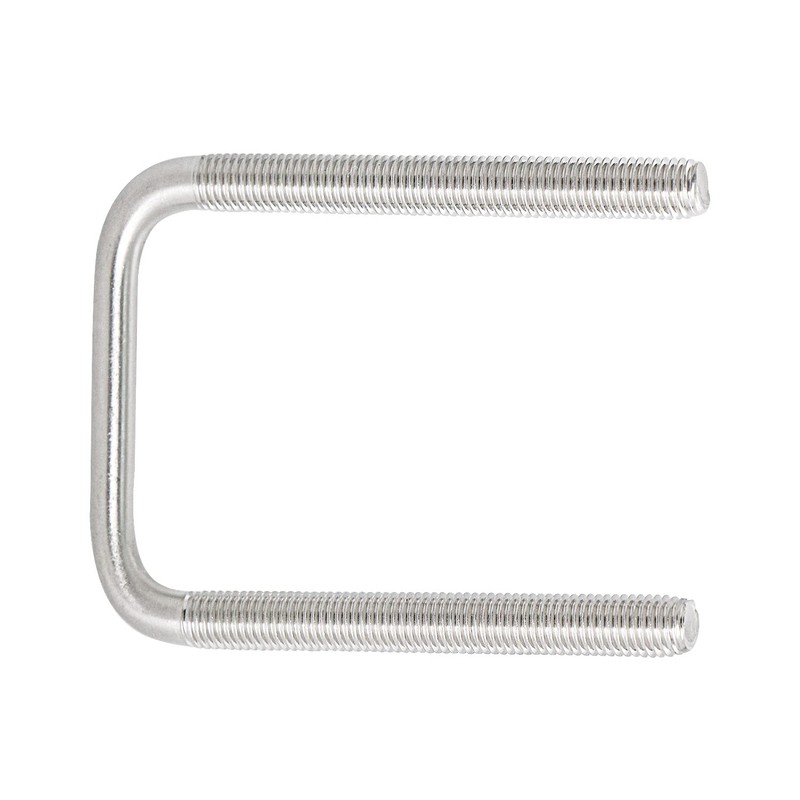 Aoje-Link Square U Bolt 50mm Internal Width M6 Thread 304