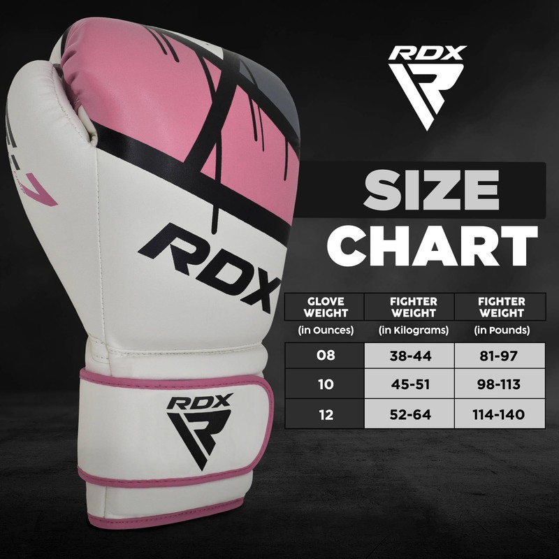 RDX Boxing Gloves Muay Thai Punching Bag Training Sparring Kickboxing