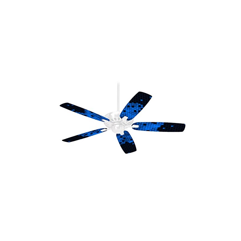 HEX Blue - Ceiling Fan Skin Kit fits most 42